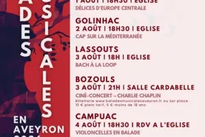 Les Balades Musicales en Aveyron - "Cap sur la méditerranée"
