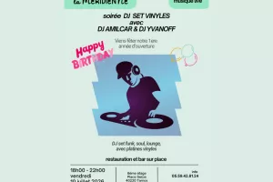 Soirée anniversaire DJ set vinyles