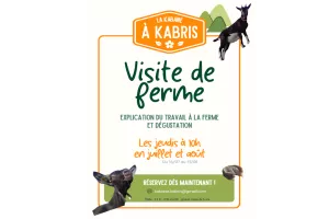 Visite de la ferme la kabane à kabris