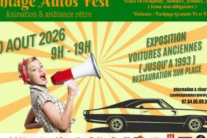Rassemblement de voitures vintage
