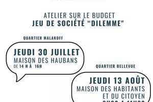 Atelier sur le budget par l'association Agir pour l'intégration bancaire