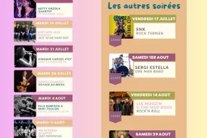 Concerts à l'Auberge des Pêcheurs