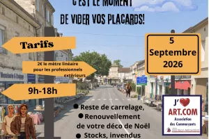 Braderie de commerçants, artisans, créateurs