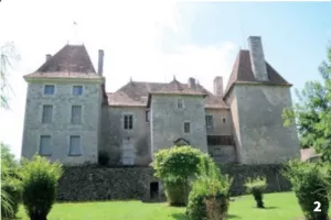 Le château du Ry-Chazerat et son domaine : château (extérieur) et fours à chaux