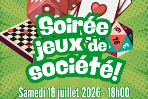 SOIRÉE JEUX DE SOCIÉTÉ