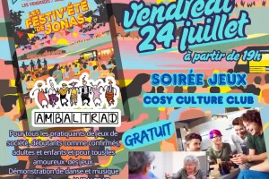 Les Festiv'Eté de Jonas : Soirée jeux / Cosy Culture Club