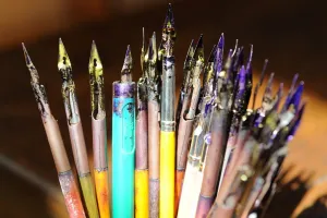 La Tour Nivelle - Calligraphie sur marque-page