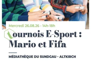 Tournois E-Sport: Mario et Fifa