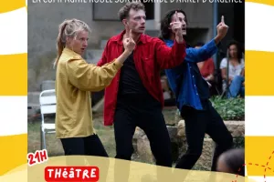 Théâtre Aubar par la compagnie roule sur la bande arrêt d'urgence + Soirée DJ