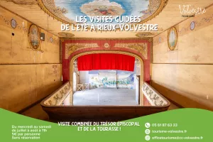 VISITE GUIDÉE DE RIEUX-VOLVESTRE : LA CATHÉDRALE, SON TRÉSOR ET LA TOURASSE