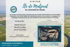 Visite de l'île de Malprat