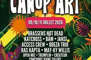 L'EVENEMENT MULTI-ARTS A LA CANOPEE  les jeudi 9, vendredi 10 et samedi 11 juillet