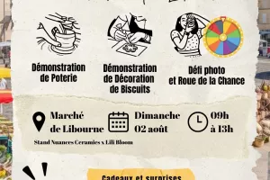 Escale créative au marché de Libourne