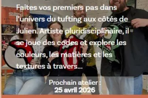 ATELIER INITIATION AU TUFTING RÉALISEZ VOTRE TAPIS