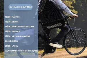 Concert de Pamphile au départ d'un itinéraire vélo-musique