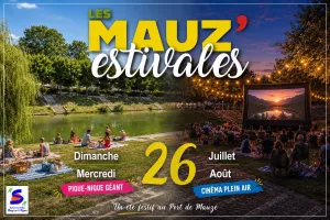 Les Mauz’Estivales : Cinéma en plein air à Mauzé-sur-le-Mignon