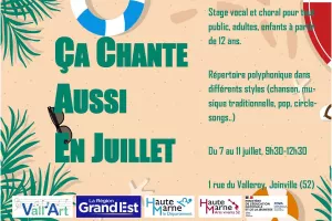 Stage vocal et choral : ça chante en Juillet