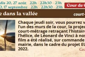 Festival Re-naissance à Figeac , cinéma : "l’hélice dans la vallée"