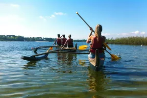 L'été de l'Office : Randonnée encadrée pirogue Hawaïenne au lac de Sanguinet (complet)