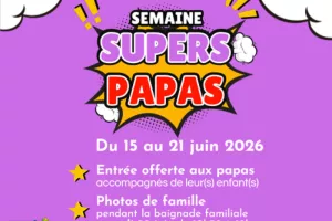 Semaine des supers-papas à la piscine