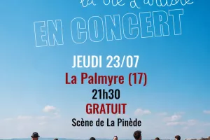 Une Touche d'Optimisme à La Palmyre(17) le 23 Juillet