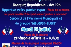 Fête nationale à la Ferté Saint Aubin