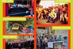concert inter-chorales - La Baronne n Co, Sing Sing, Edelweiss
