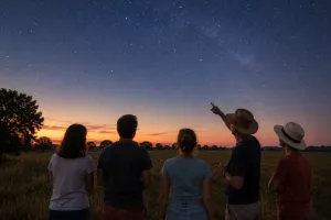 Soirée astronomie à l'oeil nu