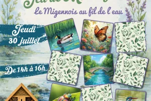 Jeu de Memory « Le Migennois au fil de l’eau » - Cap Migennes Plage