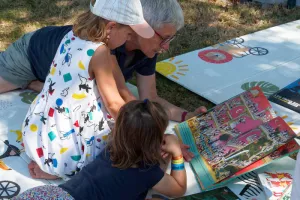 Lecture au Festival Open’Air au parc de la Coulée Verte