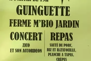 Soirée guinguette M'Bio Jardin !