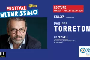 Festival Culturissimo - Lecture de Philippe Torreton