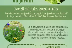 Formation biodiversité aux Jardins du Pastel