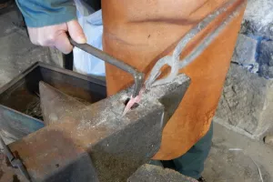 Démonstration du fameux maillage à la forge à l'ancienne