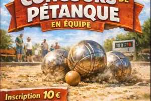 Concours de pétanque en équipe