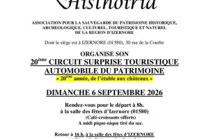 20e circuit surprise touristique automobile du Patrimoine