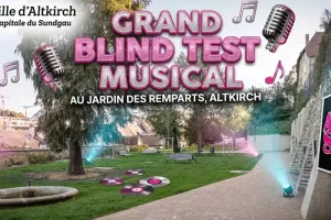 Blind test dans le jardin des remparts