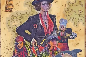 Ambre la rouge et l'île mystérieuse