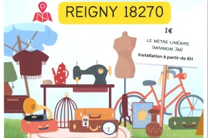 Vide Grenier sur la place à Reigny
