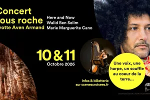 CONCERT SOUS ROCHE À LA GROTTE AVEN ARMAND