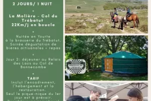 Randonnées équestre  à la ferme équestre de la Molière