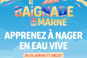 Apprentissage de la nage en eau vive - La baignade en Marne