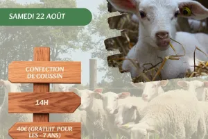 Découverte de la bergerie de Sarah : Atelier coussin