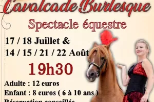 Spectacle équestre " Calvacade burlesque"