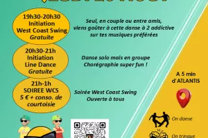 Initiations West Coast Swing & Line Dance + Soirée WCS