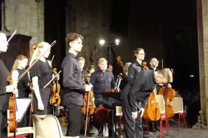Concert, les Rencontres Musicales  de Figeac, l'église de Fons
