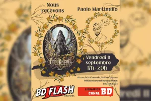 Séance de dédicace de Paolo Martinello pour "Pendragon"