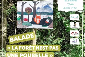 Balade « La forêt n'est pas une poubelle »