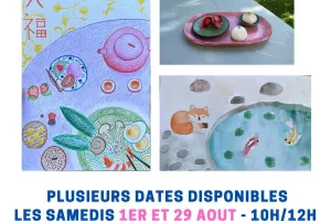 Viens manger des mochis et dessiner sur le thème du Japon !