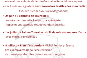 Exposition Sériciculture & soie en Touraine
